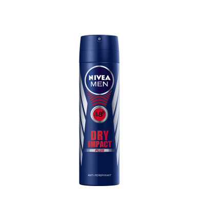 اسپری ضد تعریق نیوآ مدل درای ایمپکت مخصوص آقایان ۱۵۰ میلی لیتر Nivea Dry Impact Spray For Men